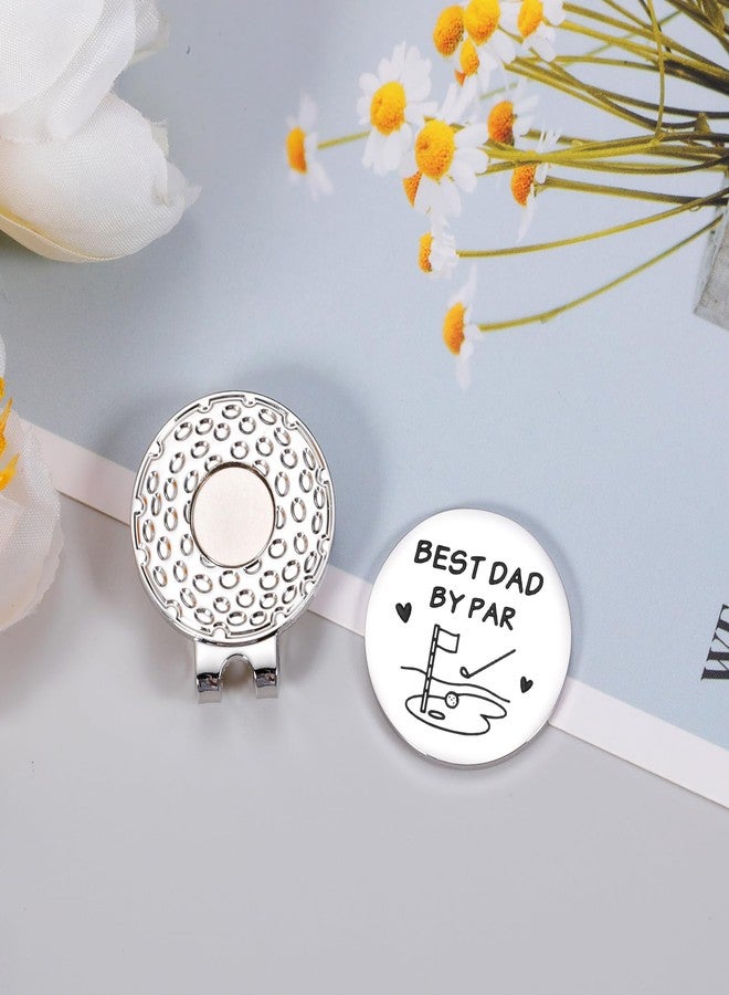 Perleddom Dad Golf Gifts for Fathers Day Golf Ball Marker Hat Clip Golfs Gift for Men for Men Gender Reveal Dad Golf for Men Golfer from Daughter Birthday Retirement Golf Accessories for Golf Lover - Image 3