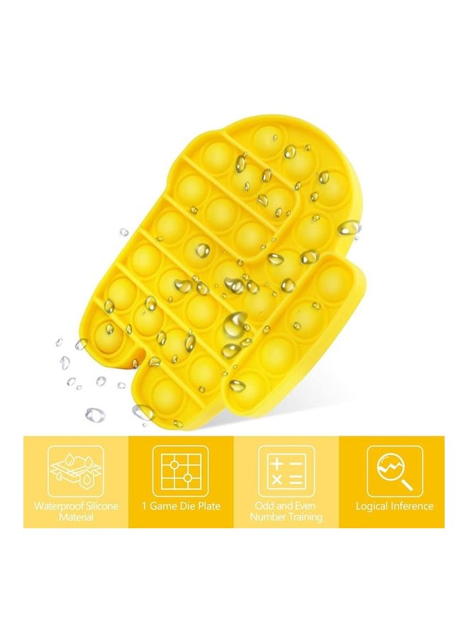 ACHAS Non-Toxic Stress-Relieve Squeeze Silicone Push Pop Bubble Sensory Fidget Squishy Toy 11x1.5x15cm - Image 2
