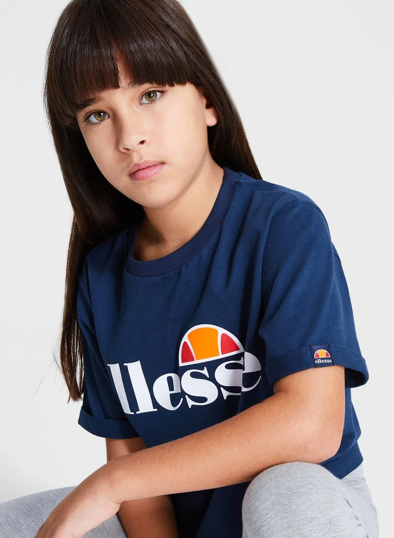 Ellesse Youth Nicky Cropped T-Shirt