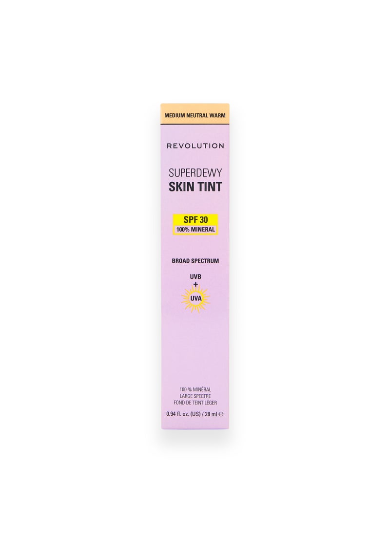 REVOLUTION تلوين البشرة سوبر ديوي سانديو SPF30 متوسط محايد دافئ - Image 5