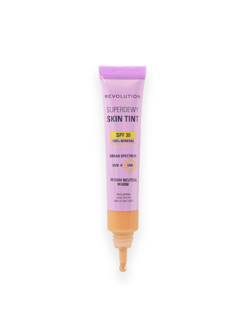 REVOLUTION تلوين البشرة سوبر ديوي سانديو SPF30 متوسط محايد دافئ - Image 3
