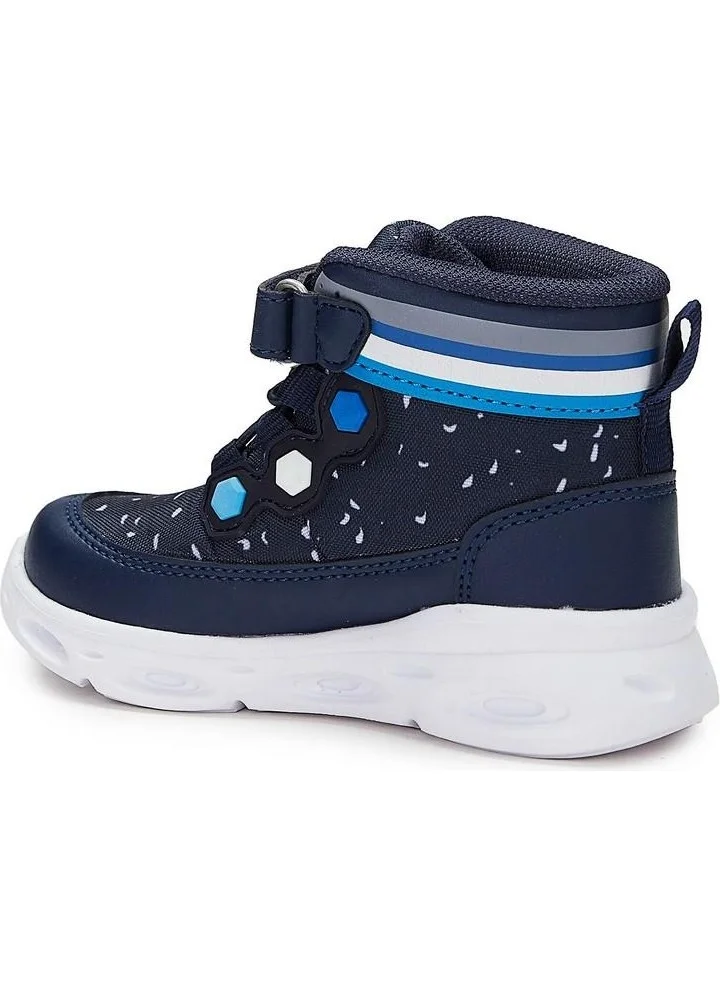 فيكو Booties Lighted Phylon Boots Navy Blue