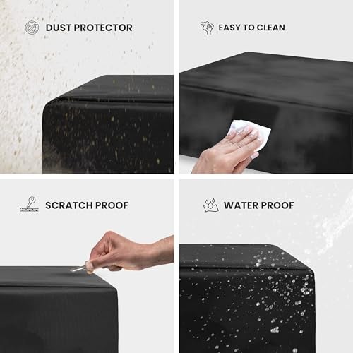 Alifiya Dust Proof Washable Printer Cover for Epson L3110 / L3150 / L3152 / L3115 Wi-Fi All-in-One - Black - Image 4