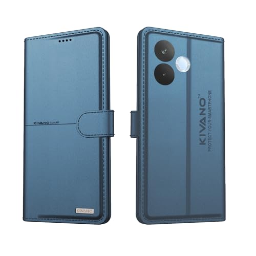 KIVANO® Compatible with Oppo A5 Pro 5G Flip Cover | Leather Finish | Inside Pockets & Inbuilt Stand | Shockproof Wallet Style Magnetic Closure Back Cover Case - Image 1
