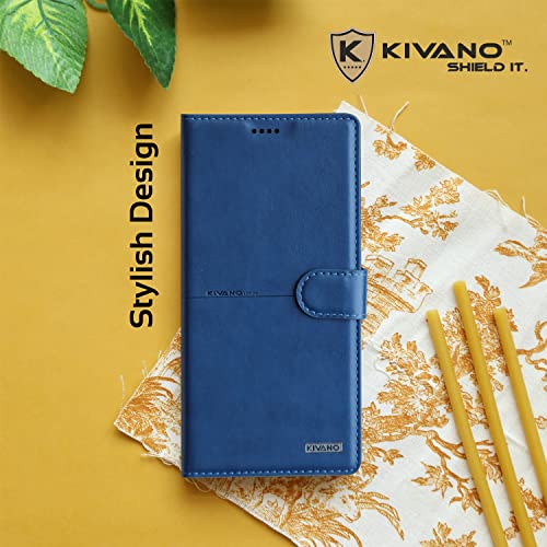 KIVANO® Compatible with Oppo A5 Pro 5G Flip Cover | Leather Finish | Inside Pockets & Inbuilt Stand | Shockproof Wallet Style Magnetic Closure Back Cover Case - Image 4