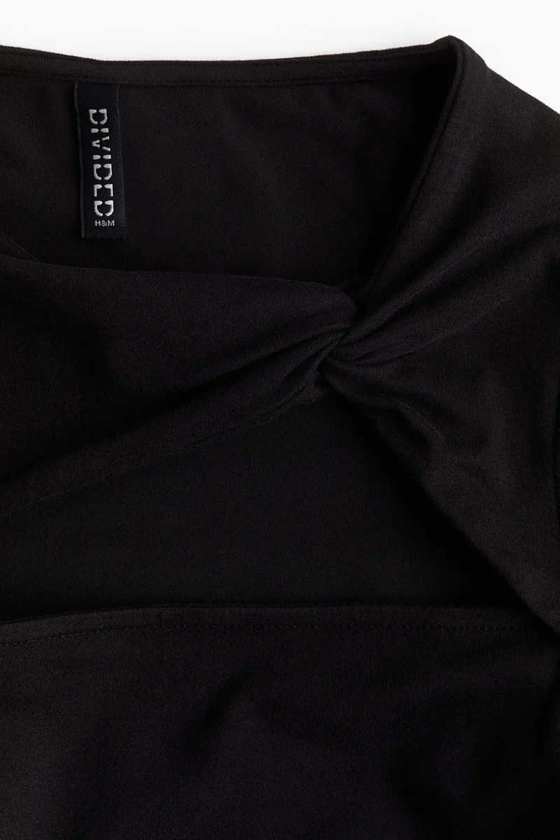H&M Cropped twist-detail top