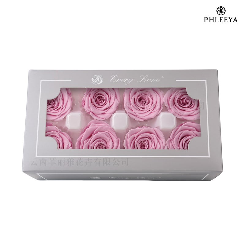 Eternal Flower Rose Flower Head Diy Material 4-5Cm8 Finished Bouquet Gift High Sense Dried Flowers Flowers - Image 1