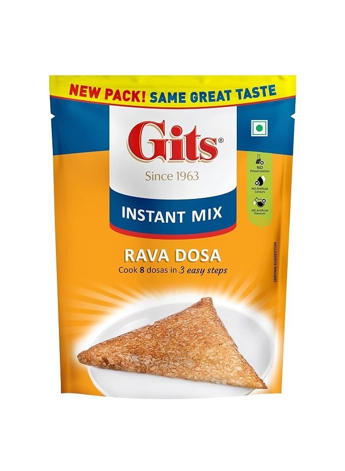 Gits Rava Dosa Dosai Instant Mix, Pure Veg, 800g (Pack of 4 x 200g) - Image 3