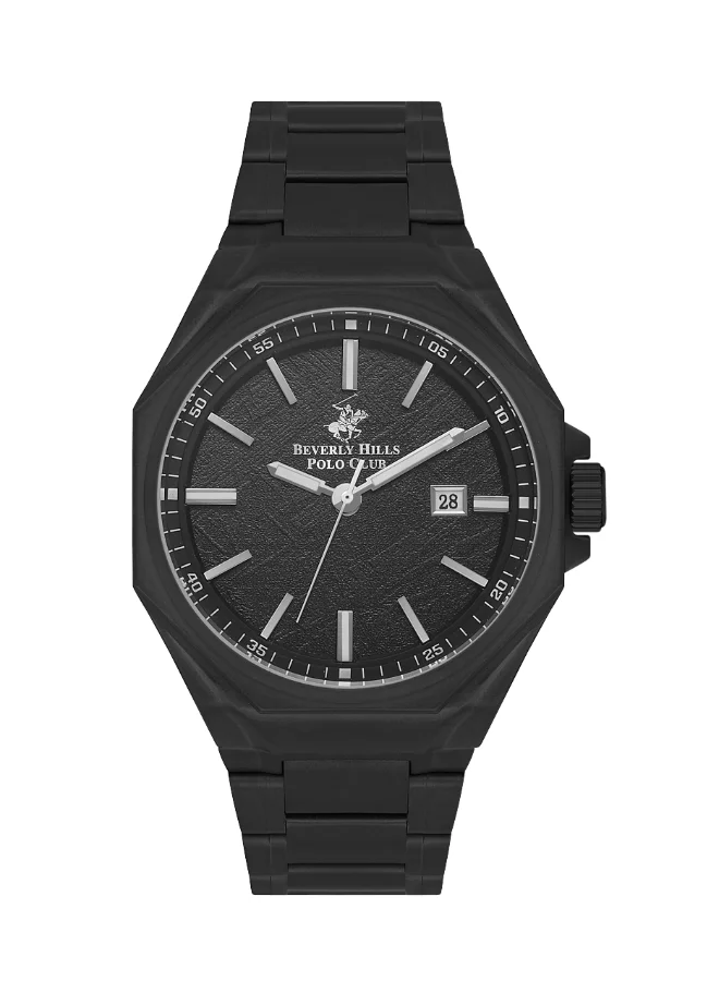 بيفرلي هيلز بولو كلوب Beverly Hills Polo Club Men 's Black Dial Analog watch - BP3544X.650