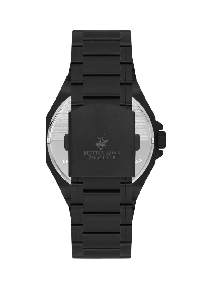 بيفرلي هيلز بولو كلوب Beverly Hills Polo Club Men 's Black Dial Analog watch - BP3544X.650