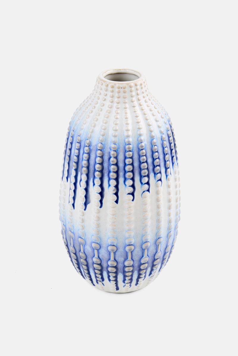 Enchante Accessories Decorative Accent Ceramic Vase , White  - Image 2