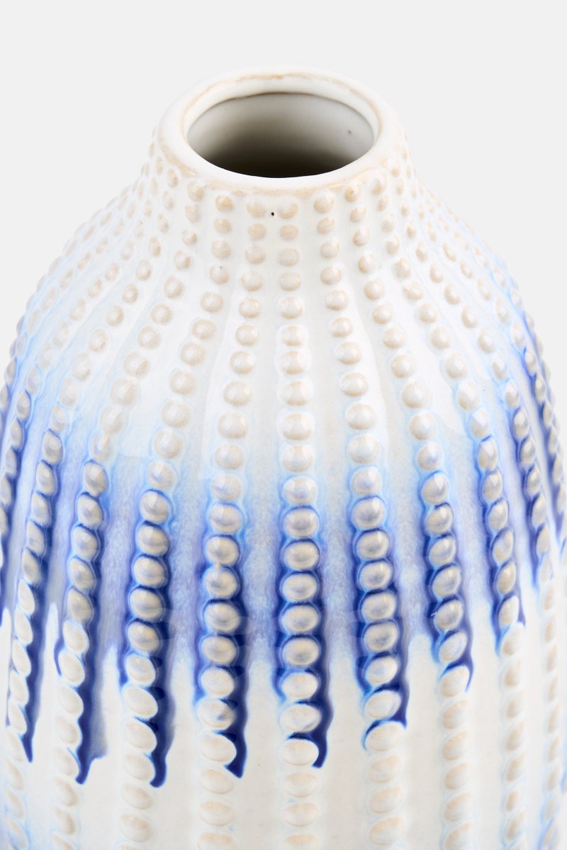 Enchante Accessories Decorative Accent Ceramic Vase , White  - Image 3