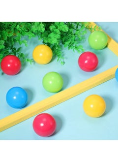 Civaner Civaner Plastic Balls Multi Colored Replacement Toy Balls Crush Proof Bulldozer Balls Soft Plastic Air Filled Ocean Balls for Toddlers 1.75 Inch Balls Toys (12 Pieces)  - Image 5