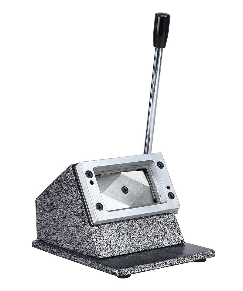 Verena verena Quality Heavy Duty PVC ID Card Die Cutter Full Metal Body Rounded Corners - Image 3
