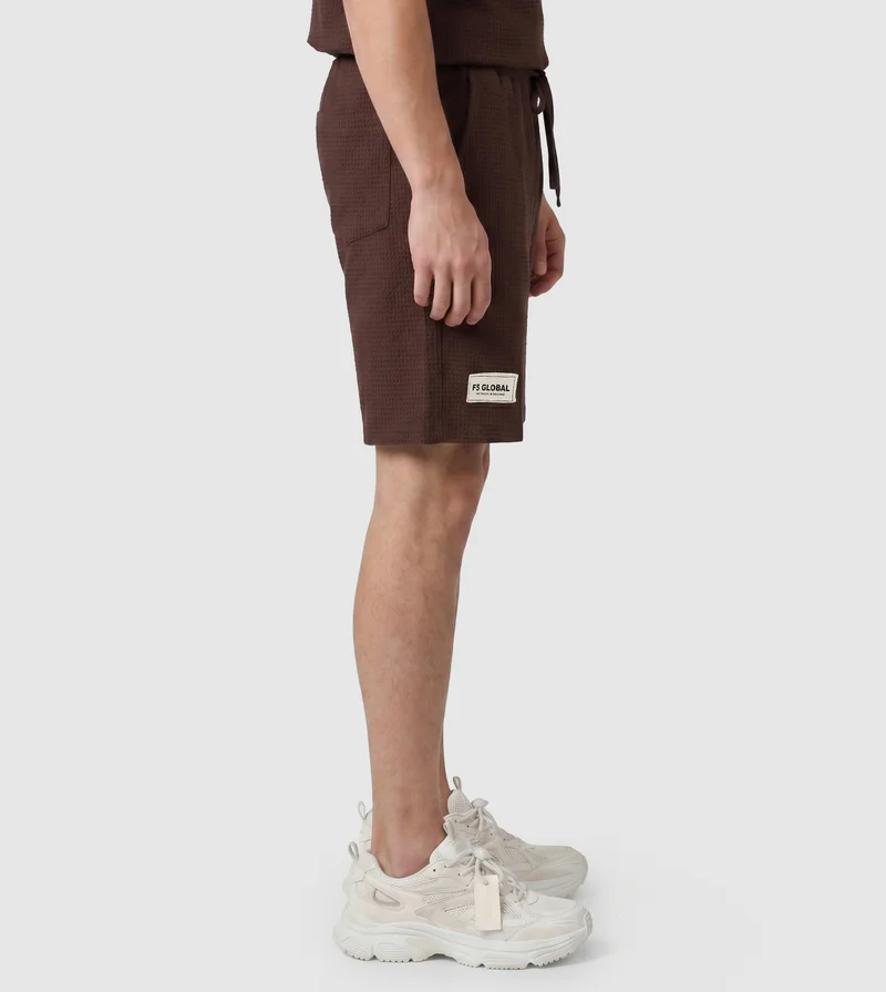 إف5 KNIT SHORTS -BROWN