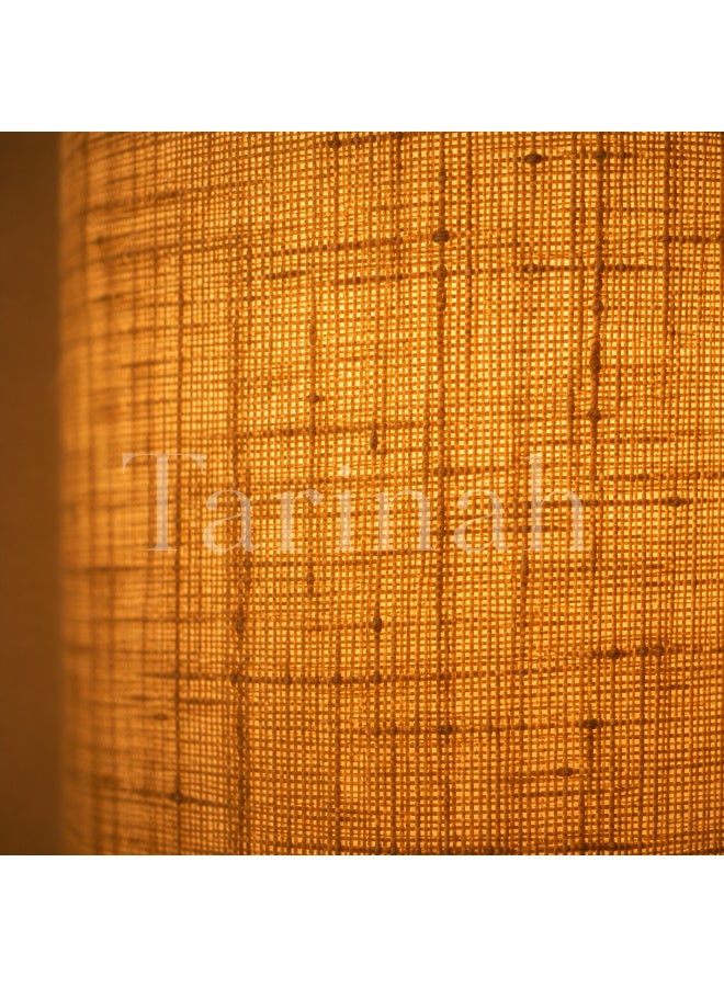 Modern Linen Fabric Floor Lamp – Minimalist Cylindrical Standing Lamp with Warm Ambient Lighting - Image 3