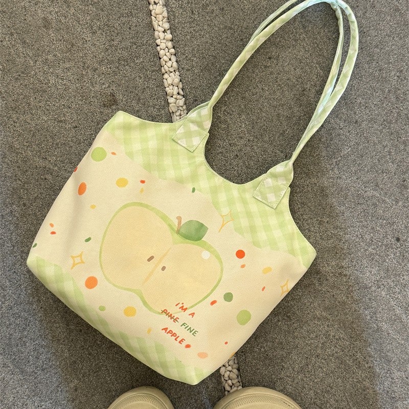 Large Canvas Shoulder Tote Bag for Women - Image 5