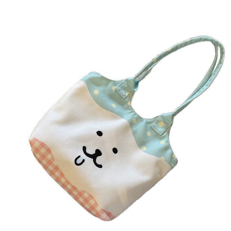 Large Canvas Shoulder Tote Bag for Women - Image 1