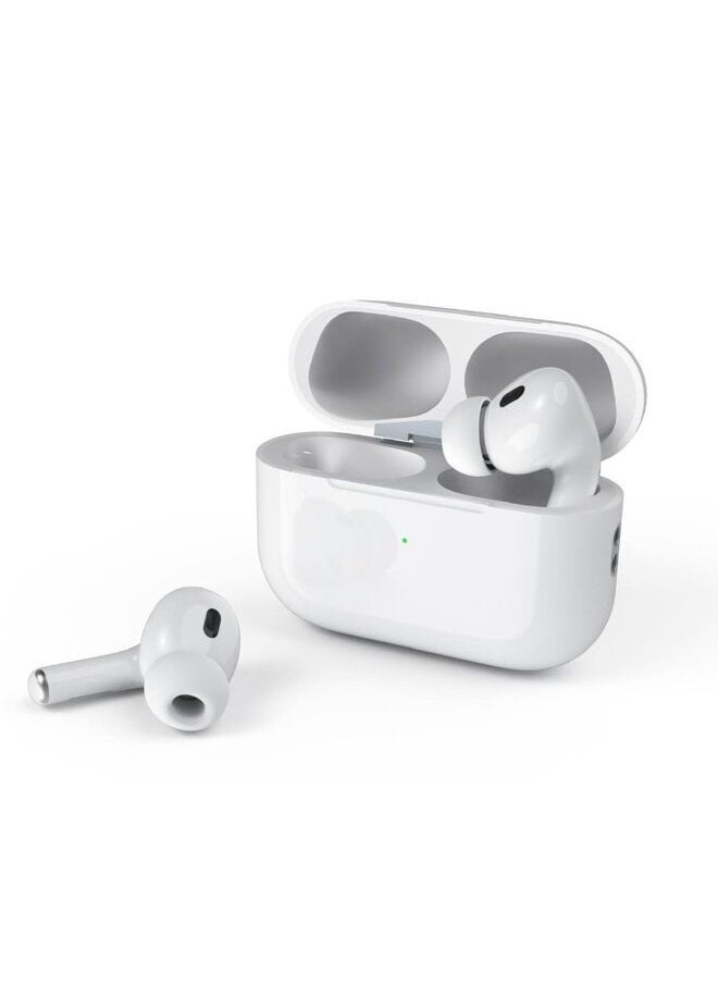 وبو سماعات Airpods الجيل الثاني مع علبة الشحن باللون الأبيض  - Image 2