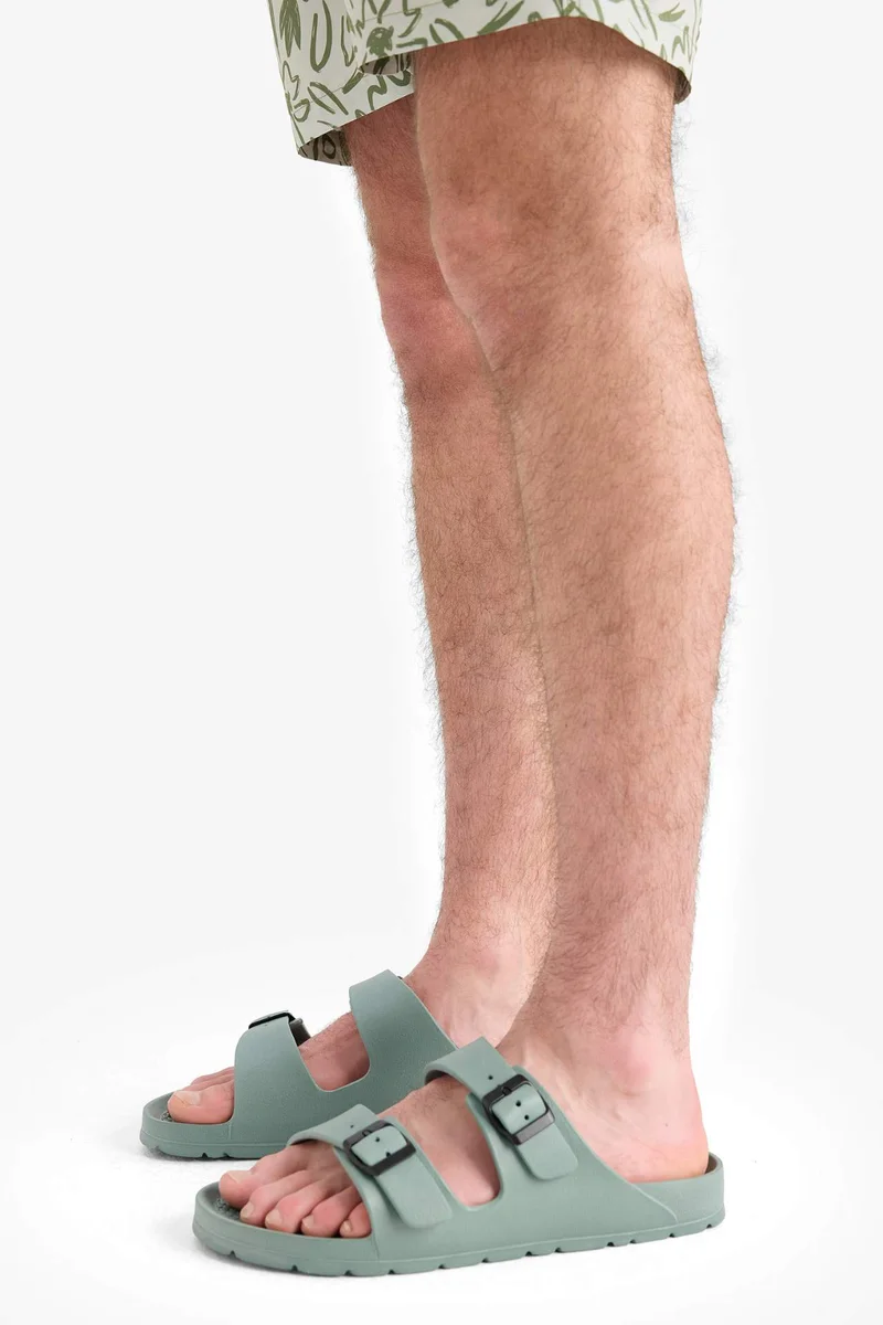 DeFacto Man Flat Sole Double Strap Eva Slippers