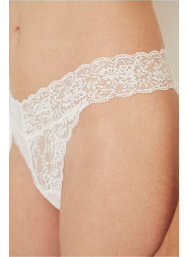 women'secret Classic lace panty - Image 5