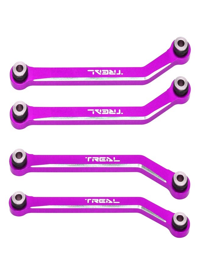 وصلات TREAL FCX24 عالية الخلوص، وصلات هيكل سفلية من الألومنيوم 7075 (4 قطع) لسيارة FMS FCX24 بمقياس 1/24 (بنفسجي) - Image 1
