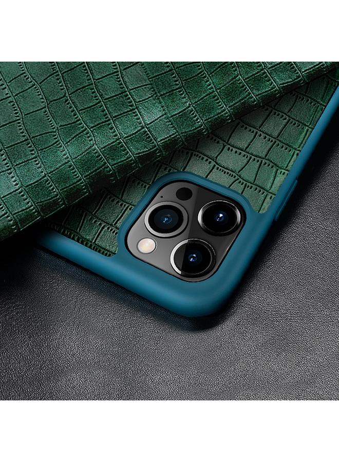 S-TOP Case For iPhone 12 Pro Max Crocodile Texture Display Window Horizontal Flip Leather Case - Image 5