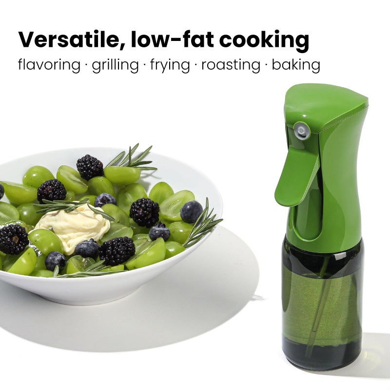 Mistifi Premium Oil Sprayer, Olive Oil Sprayer â€“ Dark Glass Bottle for Cooking, Air Fryer & Salad â€“ Fine Mist, Easy Press â€“ Abyss/Olive Green - Image 3