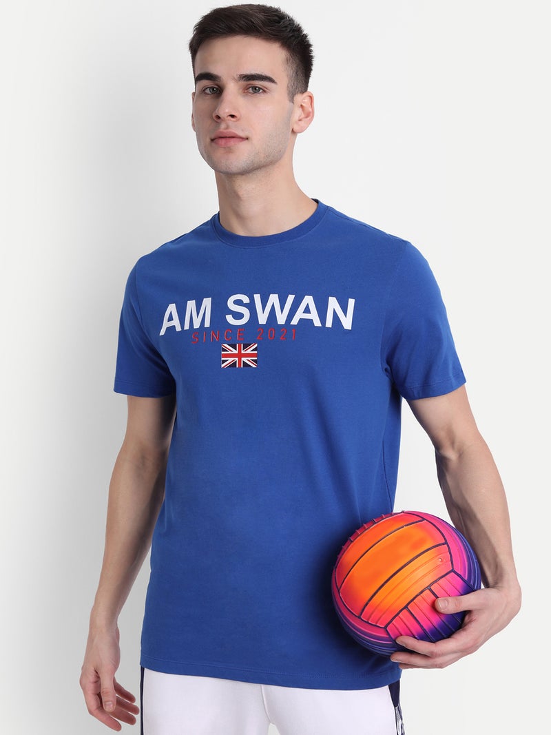 amswan PREMIUM COTTON PRINTED HALF SLEEVE CREW NECK T-SHIRTS - Image 1