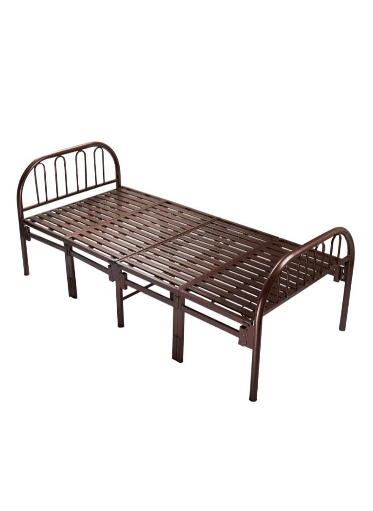 SMART HOME - Foldable and adjustable single bed, heavy duty, with a metal steel bed frame and settings without tools, size 90 * 190cm - Image 1