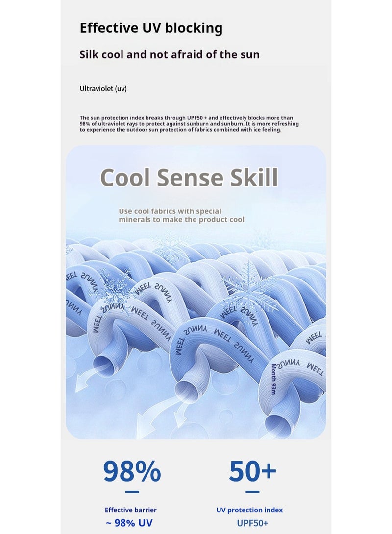 قفازات القيادة النسائية للحماية من الأشعة فوق البنفسجية للصيف من أشعة الشمس - أسود - Image 4