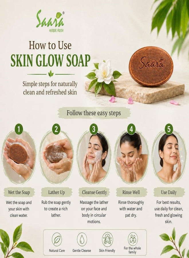 VS Products Organic Soap 100g (Pack of 2) for Kids | Gentle Bath Bar | Skin Glow Soap - Image 2