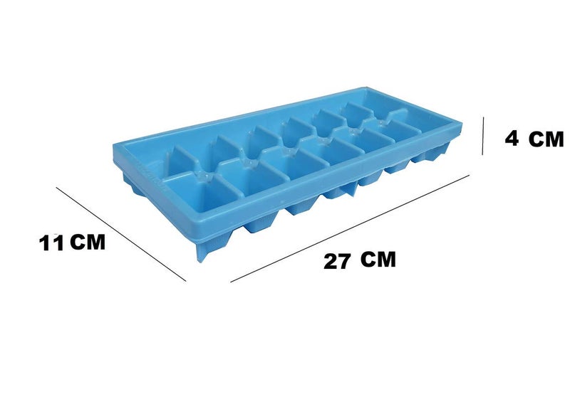 advancedestore Ice Cube Trays 14 ice Cubes 27X11 cm Pack of 1 Pieces - Image 3