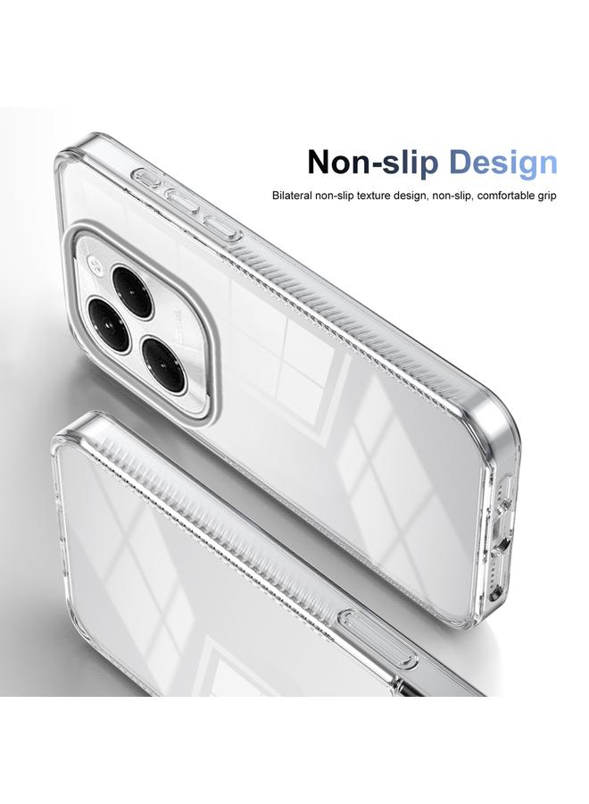 erorex Case For Infinix Hot 40 / Hot 40 Pro 2.5mm Anti-slip Clear Acrylic Hybrid TPU Phone Case - Image 4