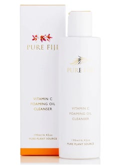 PURE FIJI Cleansing Oil with Vitamin C Brightening Foaming Face Wash with Vitamins C & E- Deep Clean & Makeup Remover Oil, Great for All Skin Types Facial Cleanser (6.4oz/190ml) - pzsku/Z3331C2268F86B6B04A30Z/45/_/1740141908/6631b5d4-6fc2-4ed3-949d-178fe187b63b