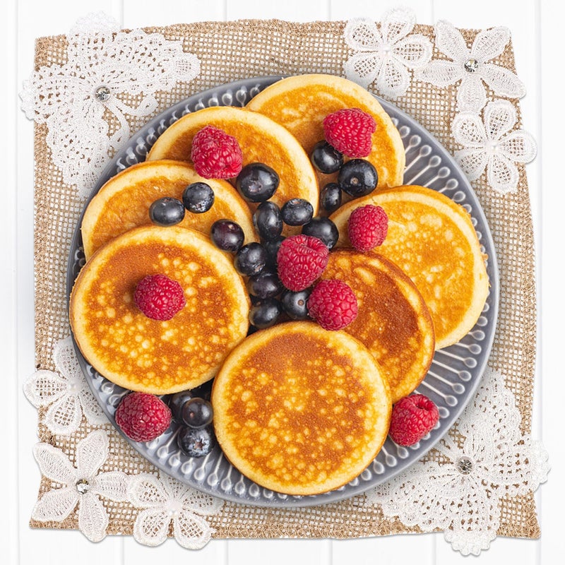 Linen Placemats Set of 2 Waterproof Heat Resistant Lace Edge for Wedding Home Decor - Image 5