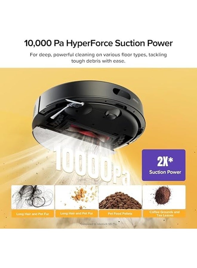 roborock Q7 TF+ Robot Vacuum and Mop | 10000Pa Suction, Self-Emptying Dock, LiDAR Navigation, Dual Anti-Tangle System, App Control, 7 Weeks Hands-Free Cleaning - Image 3