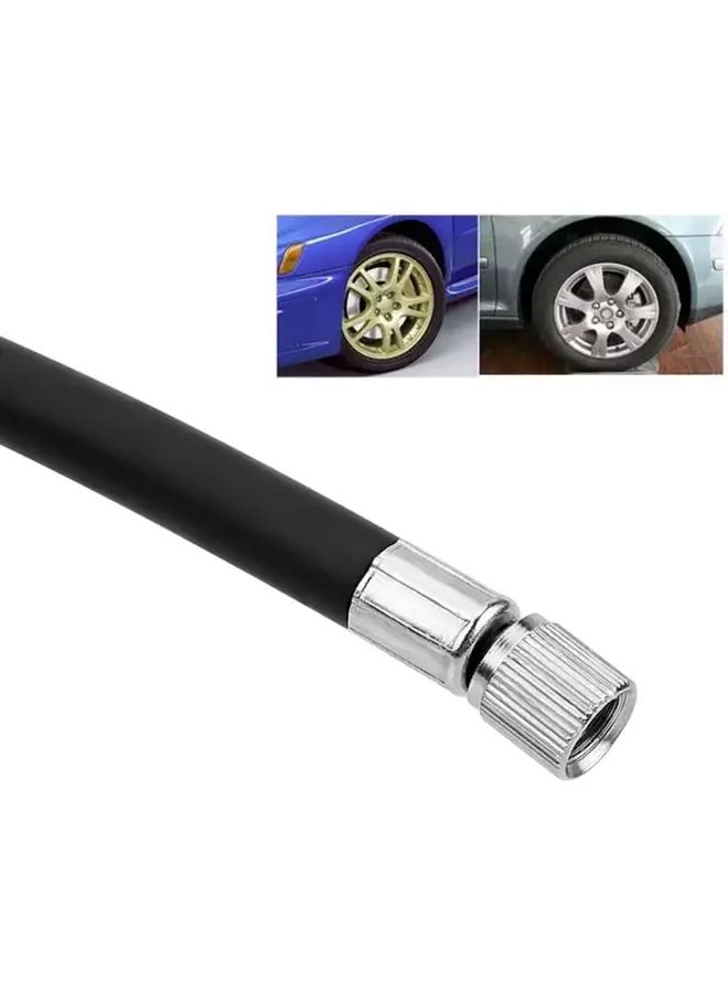 Black Rubber Scooter Pump Inflatable Extension Kit with Adaptors And Valves - Image 5