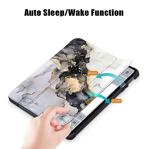 MOCA Case for Xiaomi Pad 6 11 inch,Slim Stand Hard Back Shell Protective Smart Cover for Xiaomi Pad 6/Pad 6 Pro 11" 2023 Case with Auto Wake/Sleep Function (Cloudy Marble) - Image 2