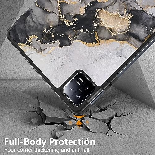 MOCA Case for Xiaomi Pad 6 11 inch,Slim Stand Hard Back Shell Protective Smart Cover for Xiaomi Pad 6/Pad 6 Pro 11" 2023 Case with Auto Wake/Sleep Function (Cloudy Marble) - Image 4