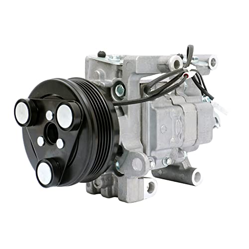 FKG AC Compressor and A/C Clutch BP4S61K00, CC4361450E Fit for 2004-2009 Mazda 3 2.0L, 2004-2009 Mazda 3 2.3L, 2009 Mazda 3 Sport 2.0L, 2006-2010 Mazda 5 2.3L - Image 1