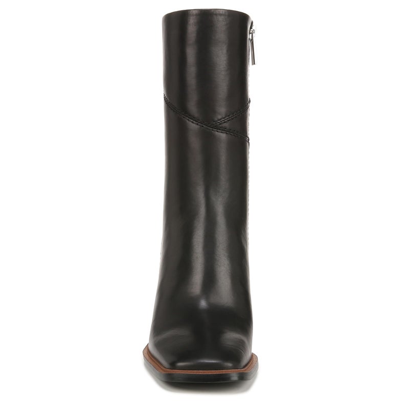 Franco Sarto Womens Stevie Mid Calf Boot Black Wide Calf Leather 8 M - Image 2