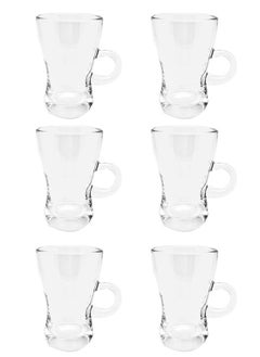 6-Piece Glass Tea Cup Set Clear 115ml - pzsku/Z3331F2CC84A623E6E543Z/45/_/1693913294/87b38280-aa7e-474f-b08e-df8a8d54b06a