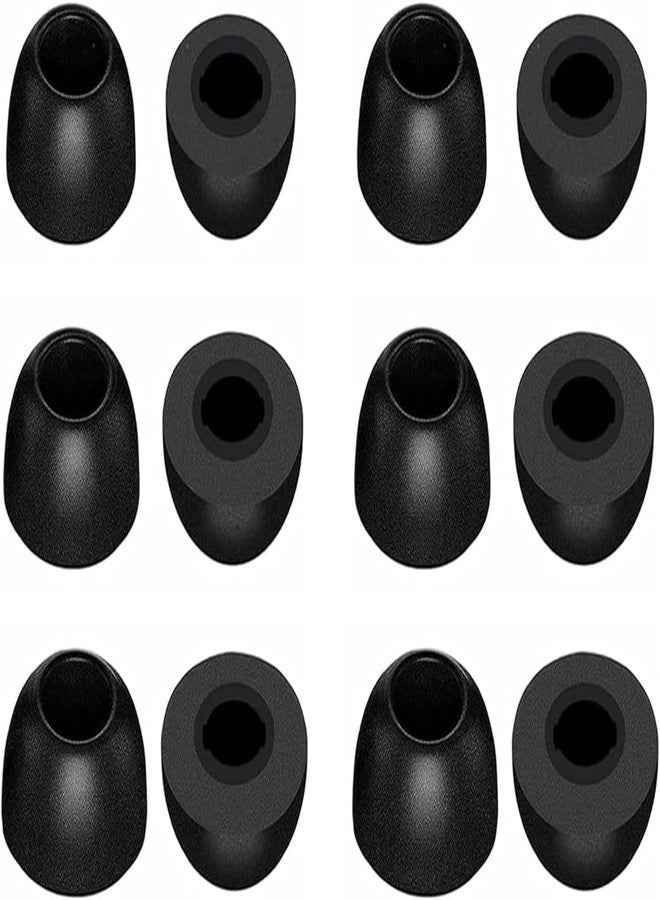 ALXCD Foam Eartips Compatible with Sony LinkBuds Fit Earbuds, S/M/L 3 Sizes 6 Pairs Soft Memory Foam Ear Tips Replacement Earbuds Tips, Compatible with Sony LinkBuds Fit 6 Pairs Black - Image 2