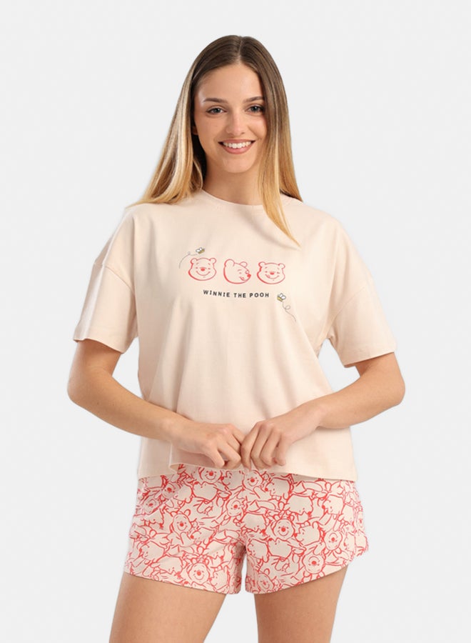 Carina Pyjama Set with Pooh Print - Image 5