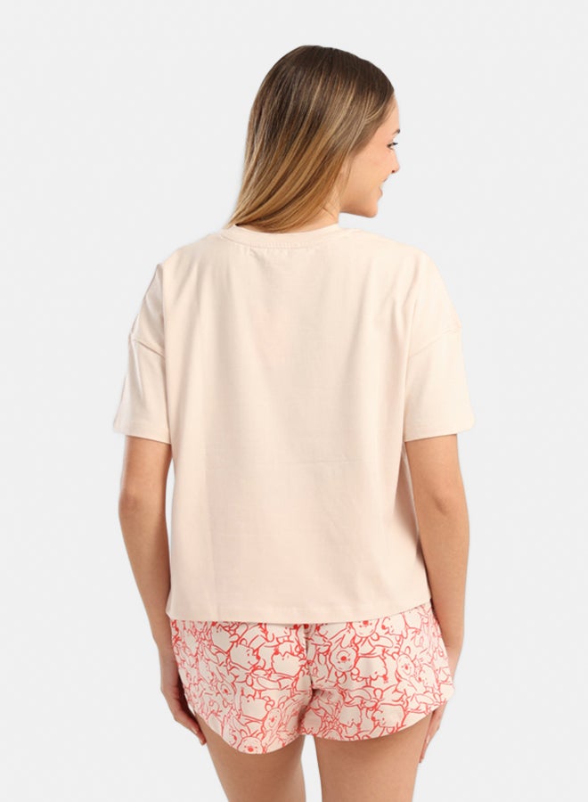 Carina Pyjama Set with Pooh Print - Image 3