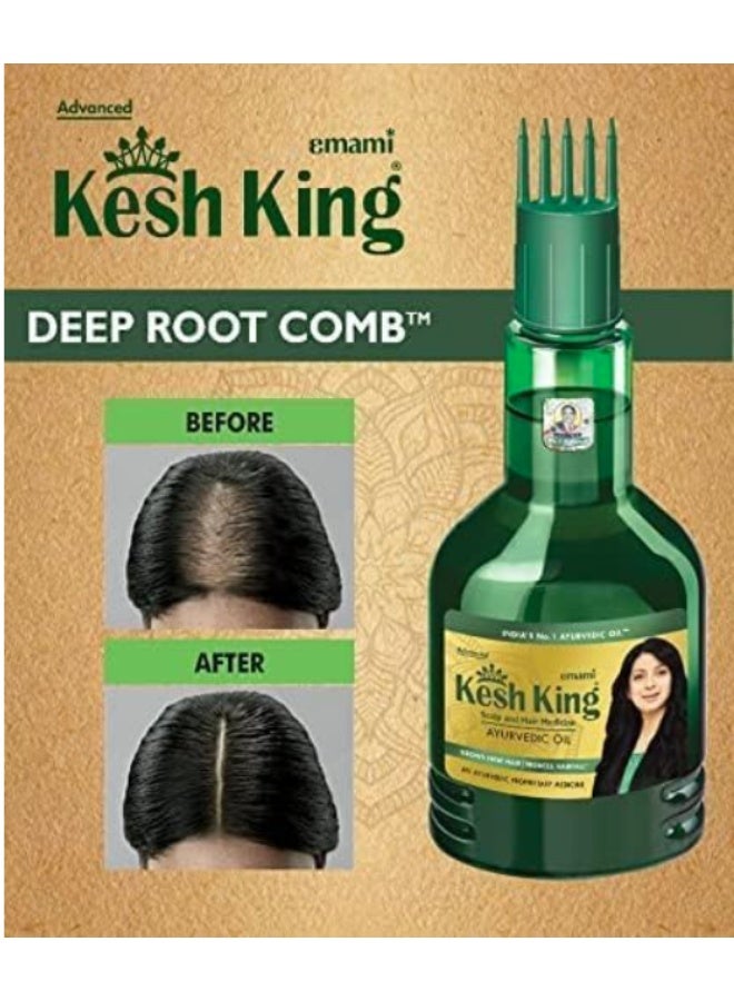 Kesh King Ayurvedic Hair Oil with Free Q-Shibmo Gift (100ml) - Reduce Hair Fall, Promote Growth & Shine - Image 5