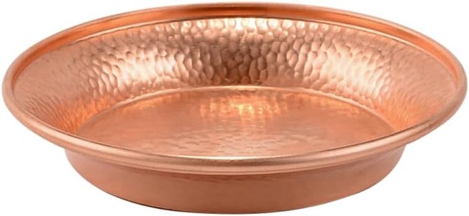 COPPER OFFERING BOWL VINTAGE HAMMERED SERVING TRAY TIBETAN HOLY WATER BOWL BUDDHA WORSHIP SMUDGING BOWL ALTAR DECORATION 10CM 19ENWB3FN99P6Y38G1869S16