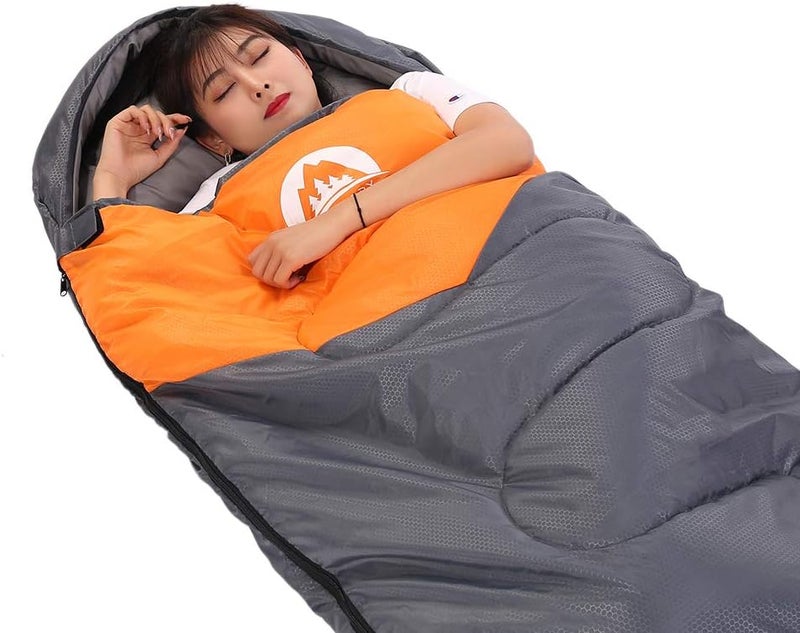 SWTMERRY Sleeping Bag 3 Seasons (Summer, Spring, Fall) Warm & Cool Weather - Lightweight,Waterproof Indoor & Outdoor Use for Kids, Teens & Adults for Hiking and Camping - Image 4