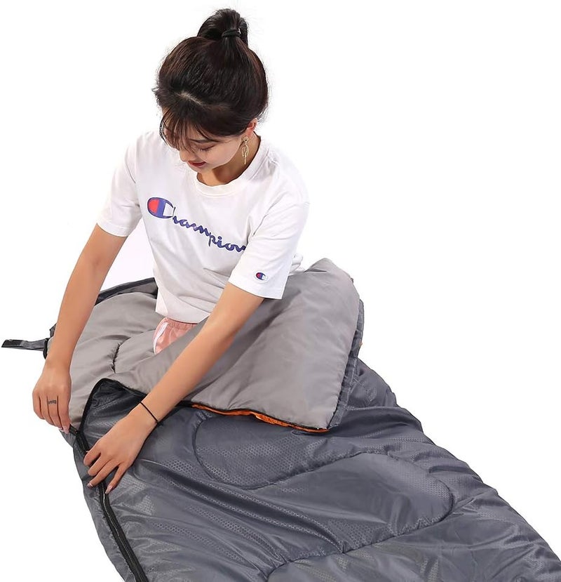 SWTMERRY Sleeping Bag 3 Seasons (Summer, Spring, Fall) Warm & Cool Weather - Lightweight,Waterproof Indoor & Outdoor Use for Kids, Teens & Adults for Hiking and Camping - Image 5